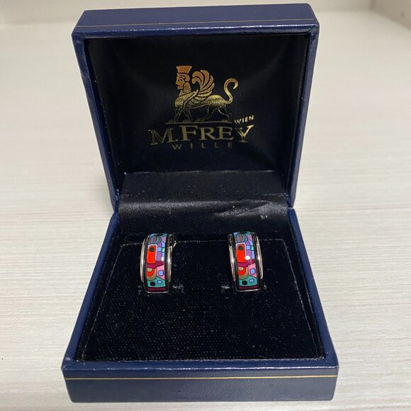 FREY WILLE - Earring 'Hommage to Hundertwaser' - Picture 1 of 12